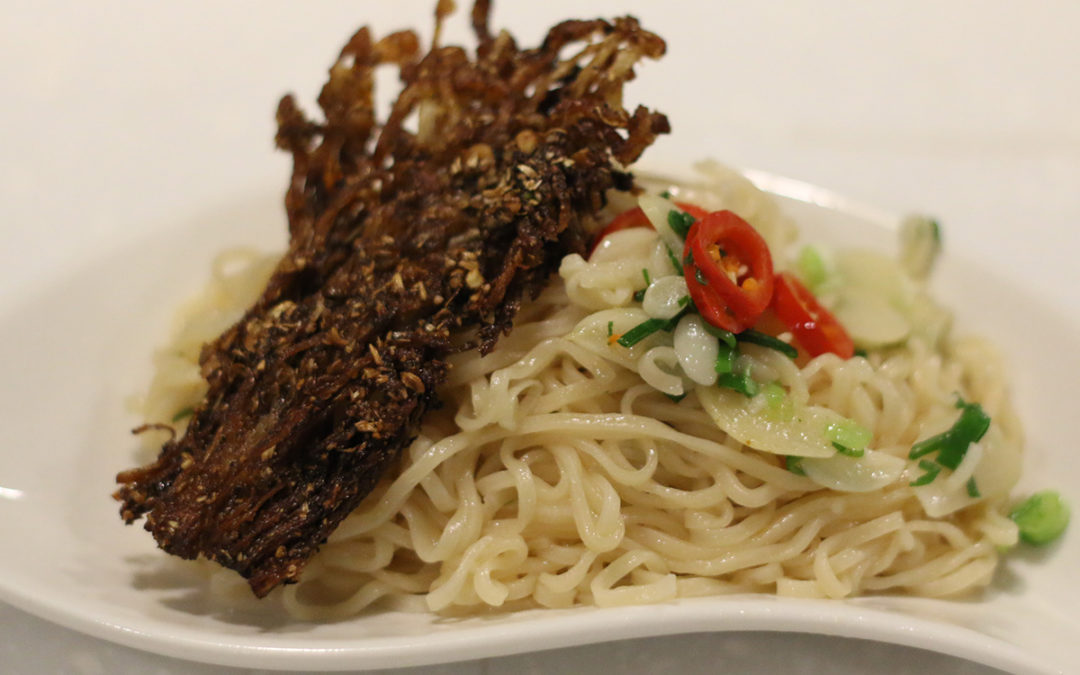 蔬食正夯素肉排食譜-芝麻清油料理-人良油坊oilicious